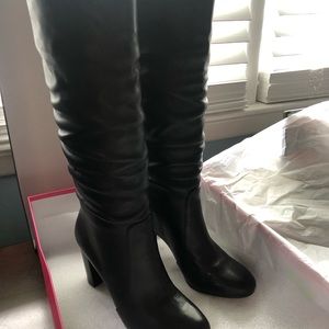 Vince Camuto black Milano sheep boots